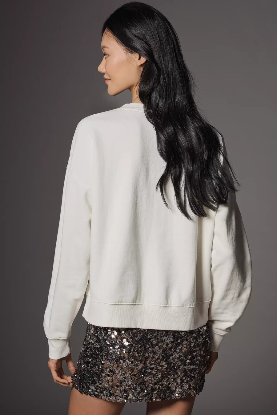 maeve kurzarm-sweatshirt mit verzierungen