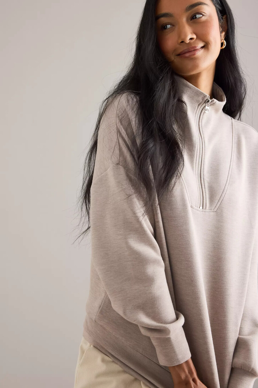 varley hawley half-zip sweatshirt