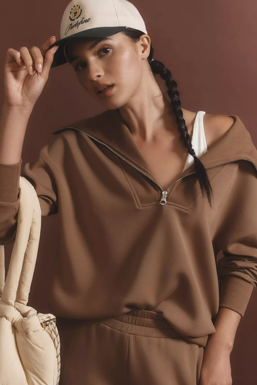 varley catherine half-zip sweatshirt