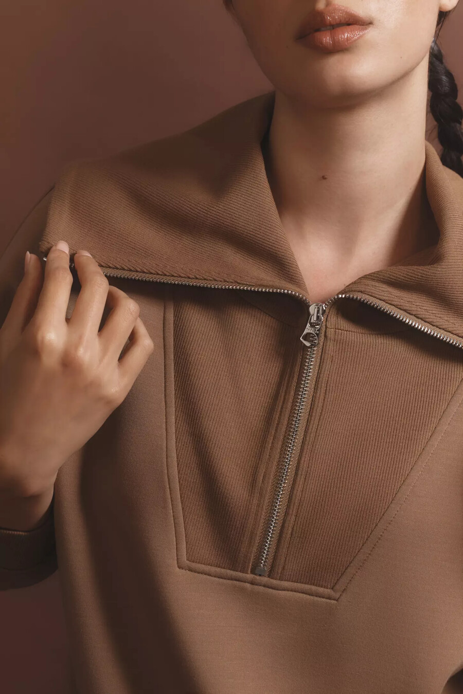 varley catherine half-zip sweatshirt