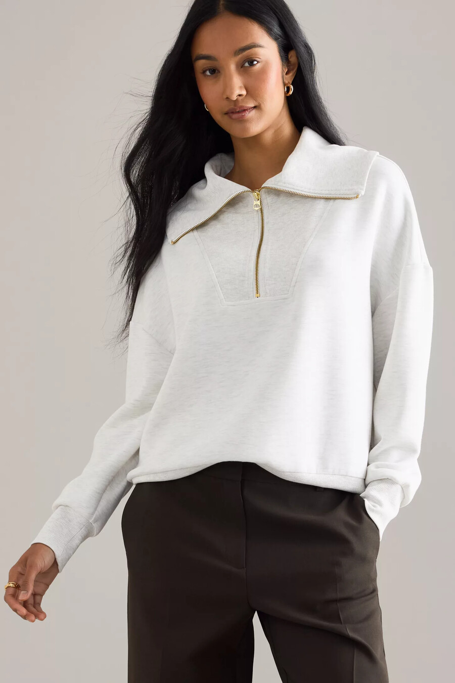 varley catherine half-zip sweatshirt