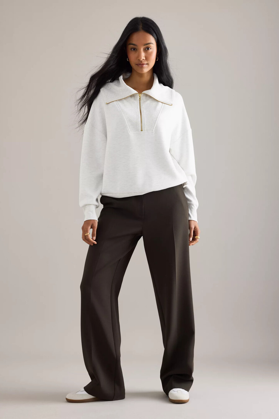 varley catherine half-zip sweatshirt