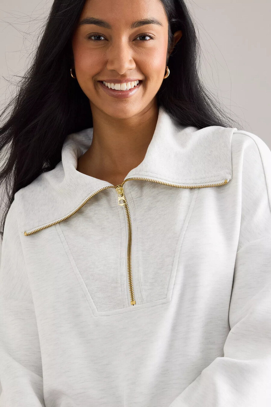 varley catherine half-zip sweatshirt