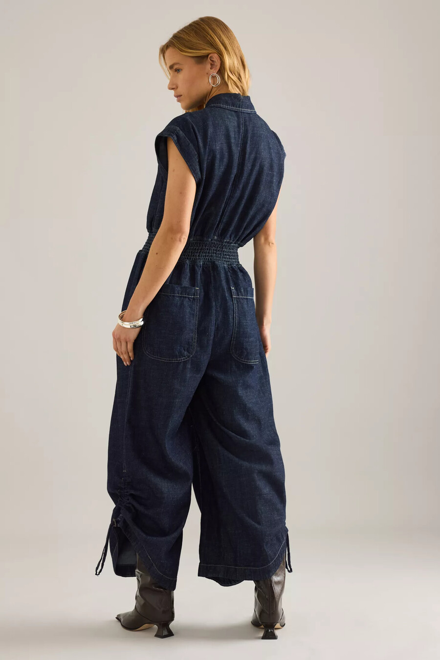 denim-jumpsuit von anthropologie