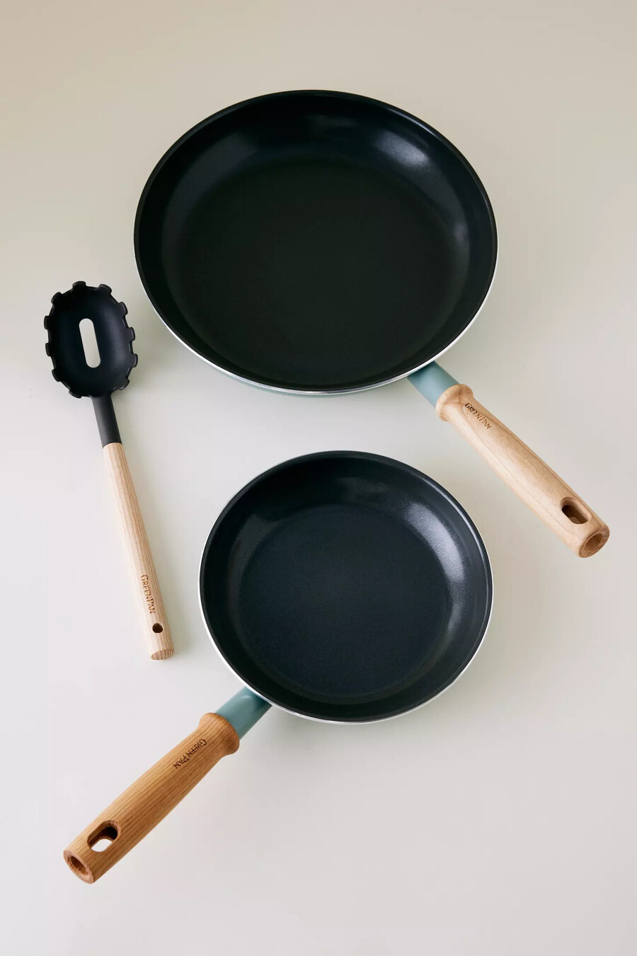 greenpan mayflower keramik-antihaft-bratpfannen-set 3-teilig
