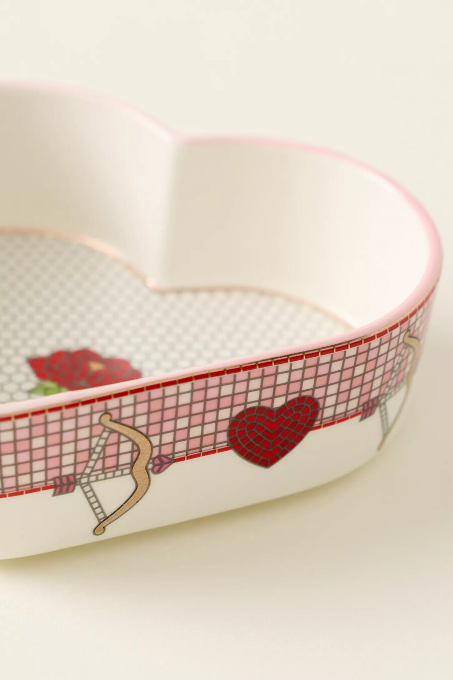 bistro tile steingut-ramekin valentinstagsedition