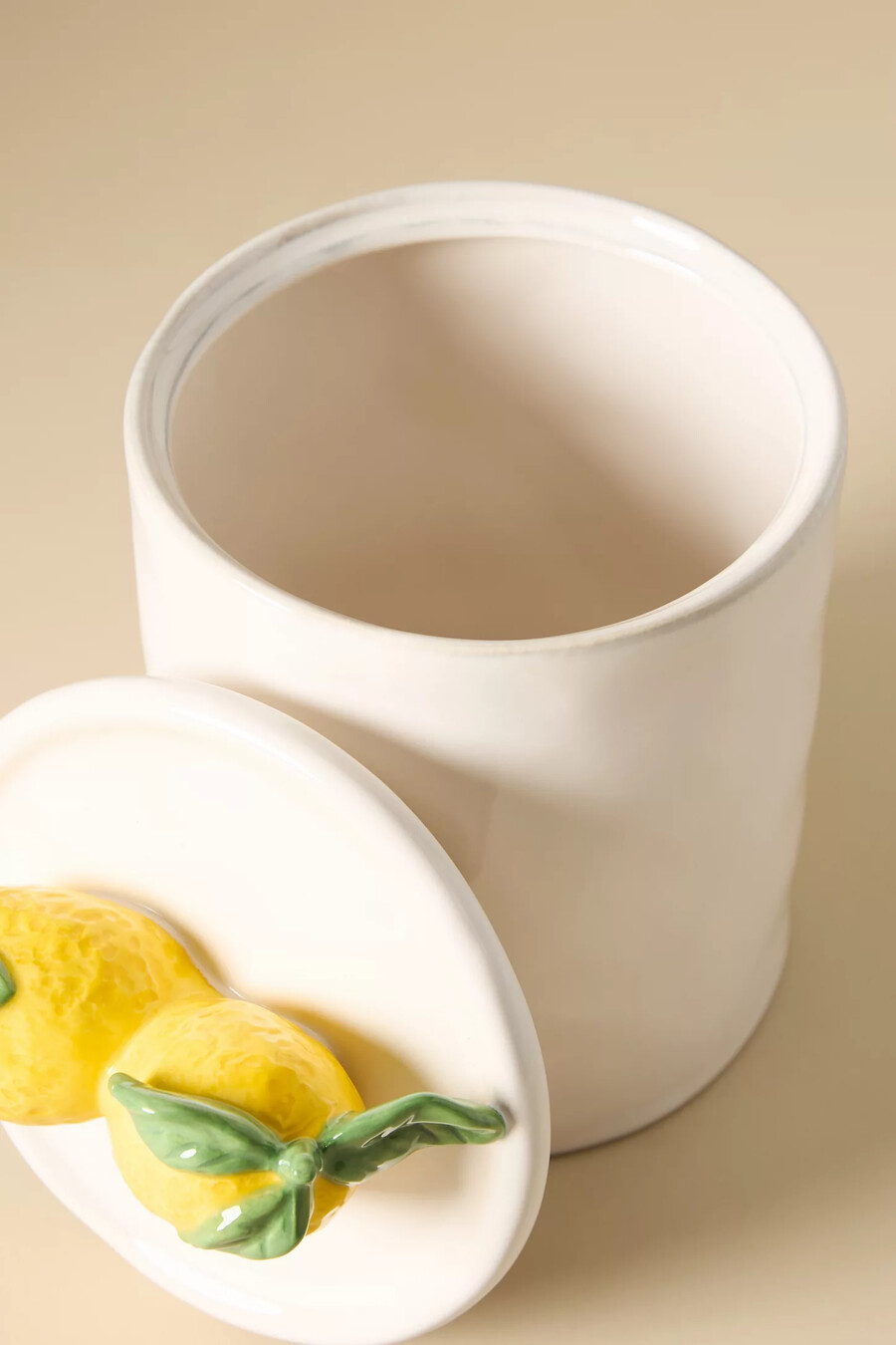 große fruta lemon steingutdose