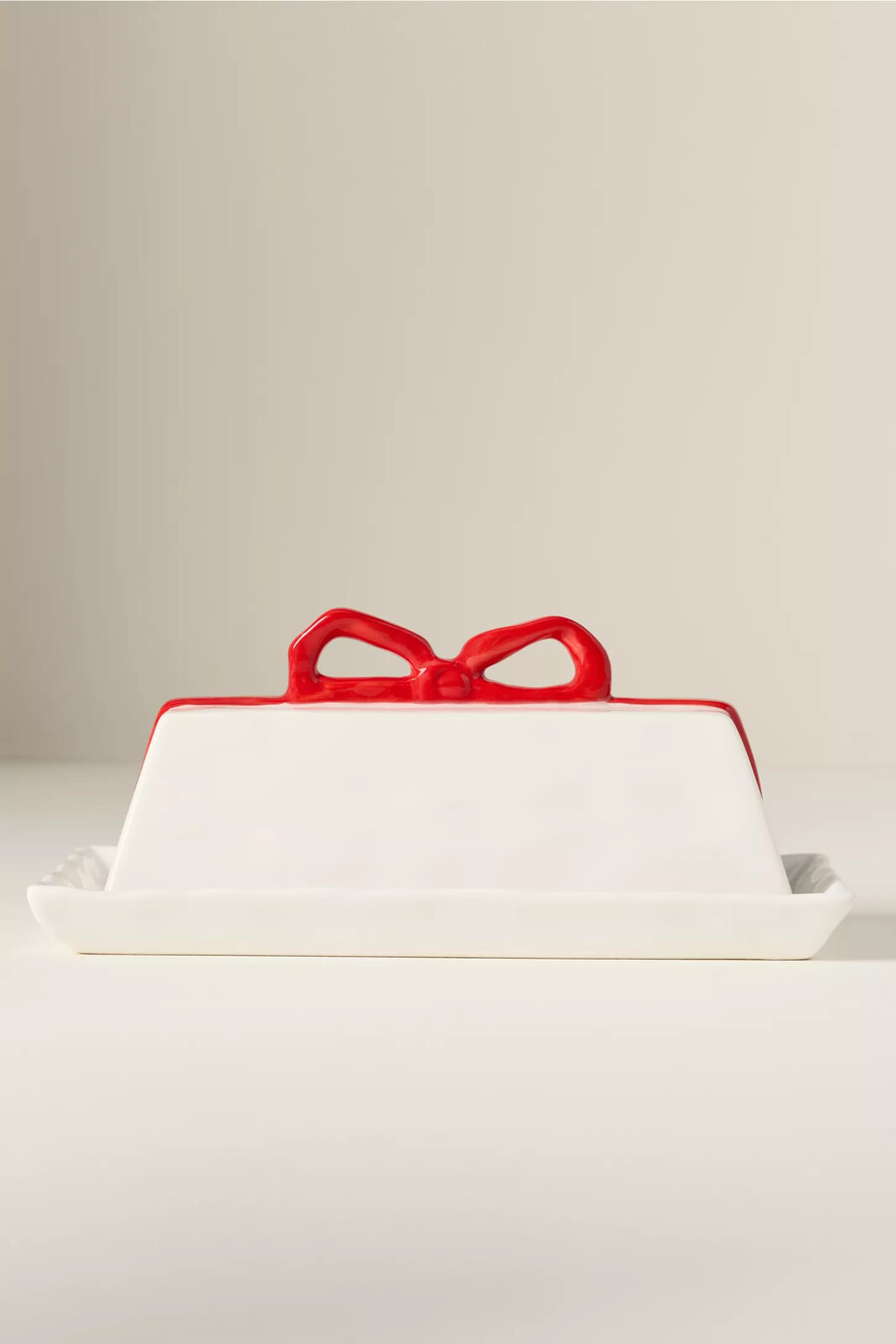 benedita bow butterdose aus keramik-steingut