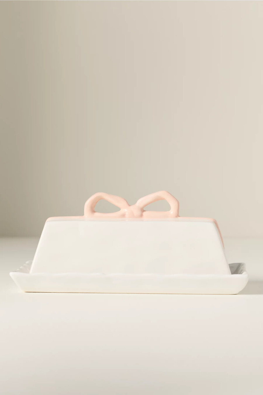 benedita bow butterdose aus keramik-steingut