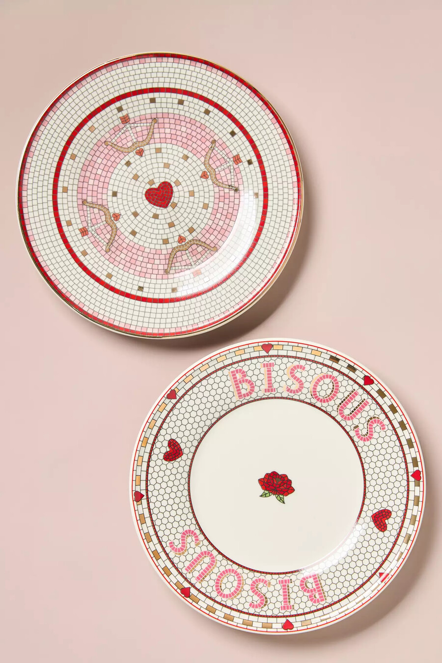valentine bistro tile dessertteller