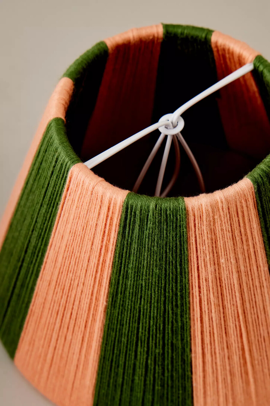 loving string empire lampenschirm aus gewebter baumwolle