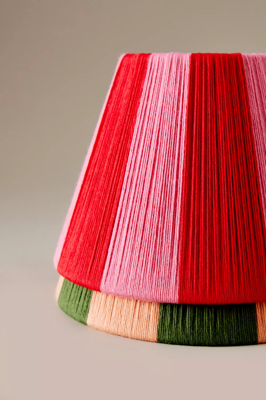 loving string empire lampenschirm aus gewebter baumwolle