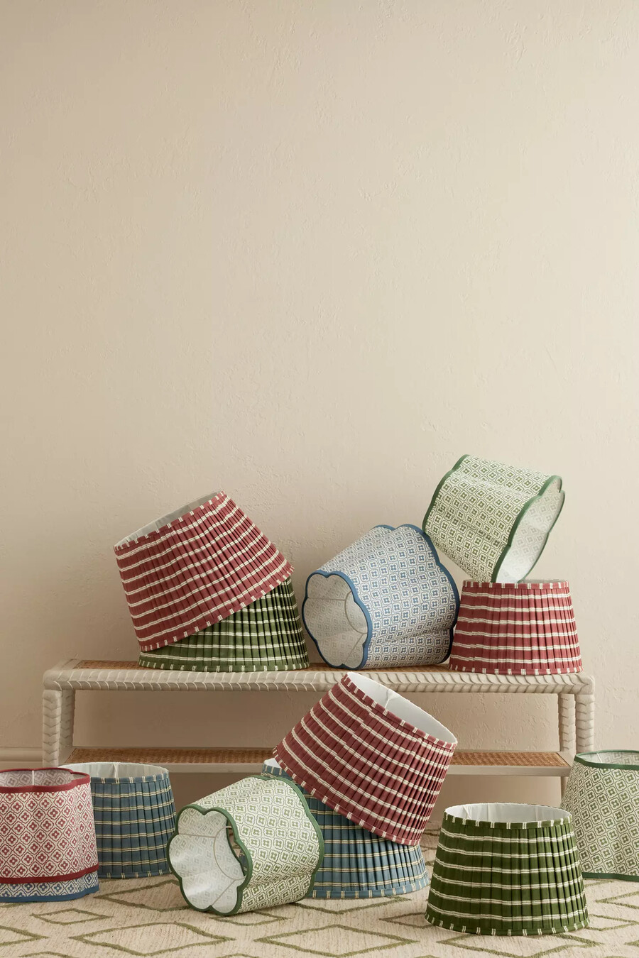 birdie fortescue lampenschirm aus finestra mit muschelkante