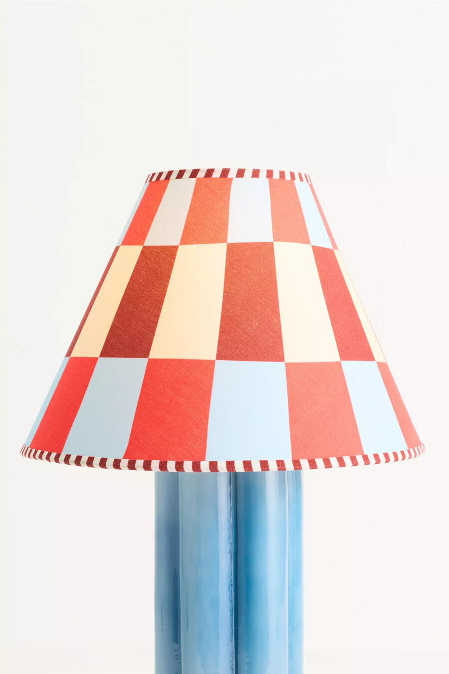 lampenschirm „empire mit geometrischem muster damson madder