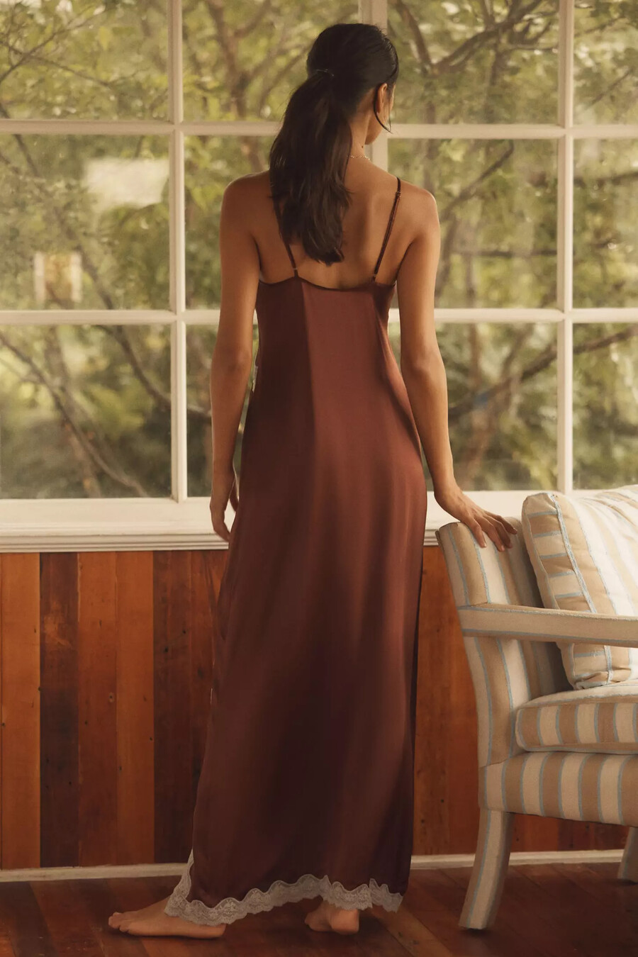 love stories mist seiden-unterkleid