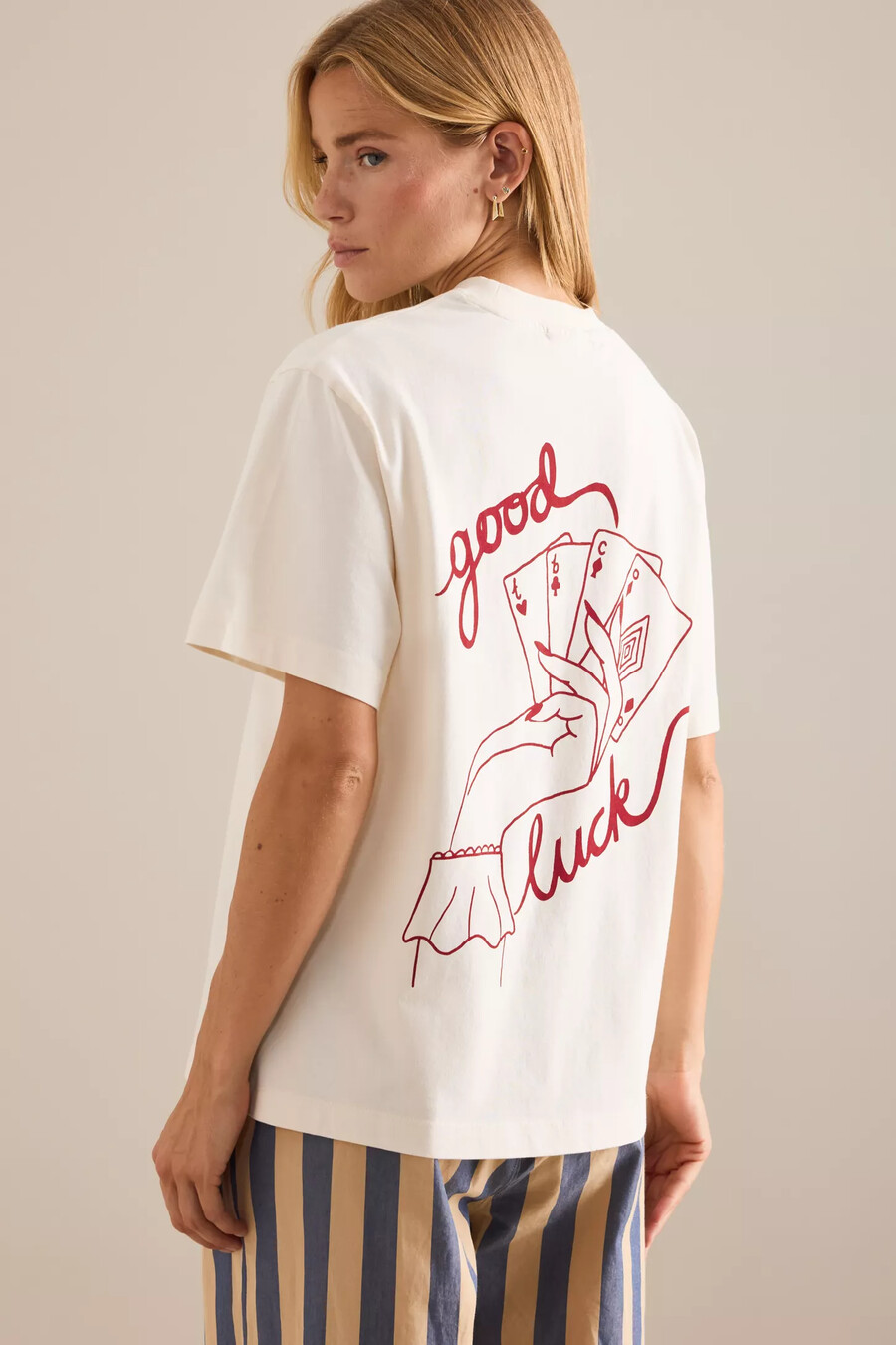 tbco good luck grafik-t-shirt