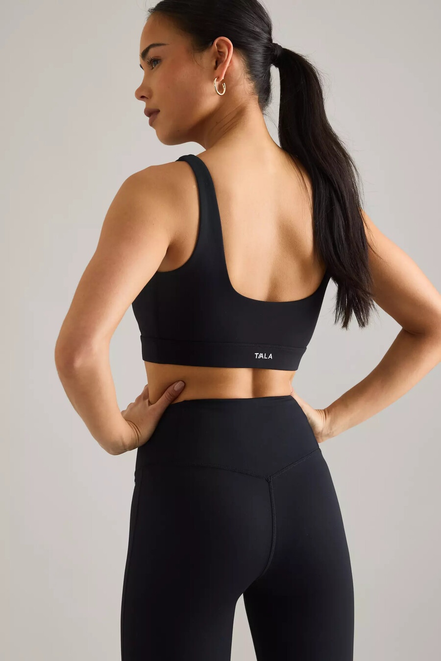 tala dayflex sport-bh mit eckigem ausschnitt
