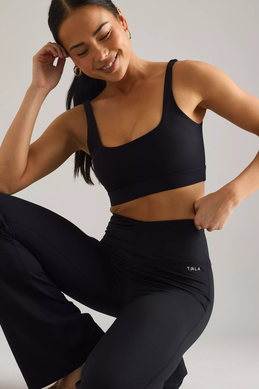 tala dayflex sport-bh mit eckigem ausschnitt