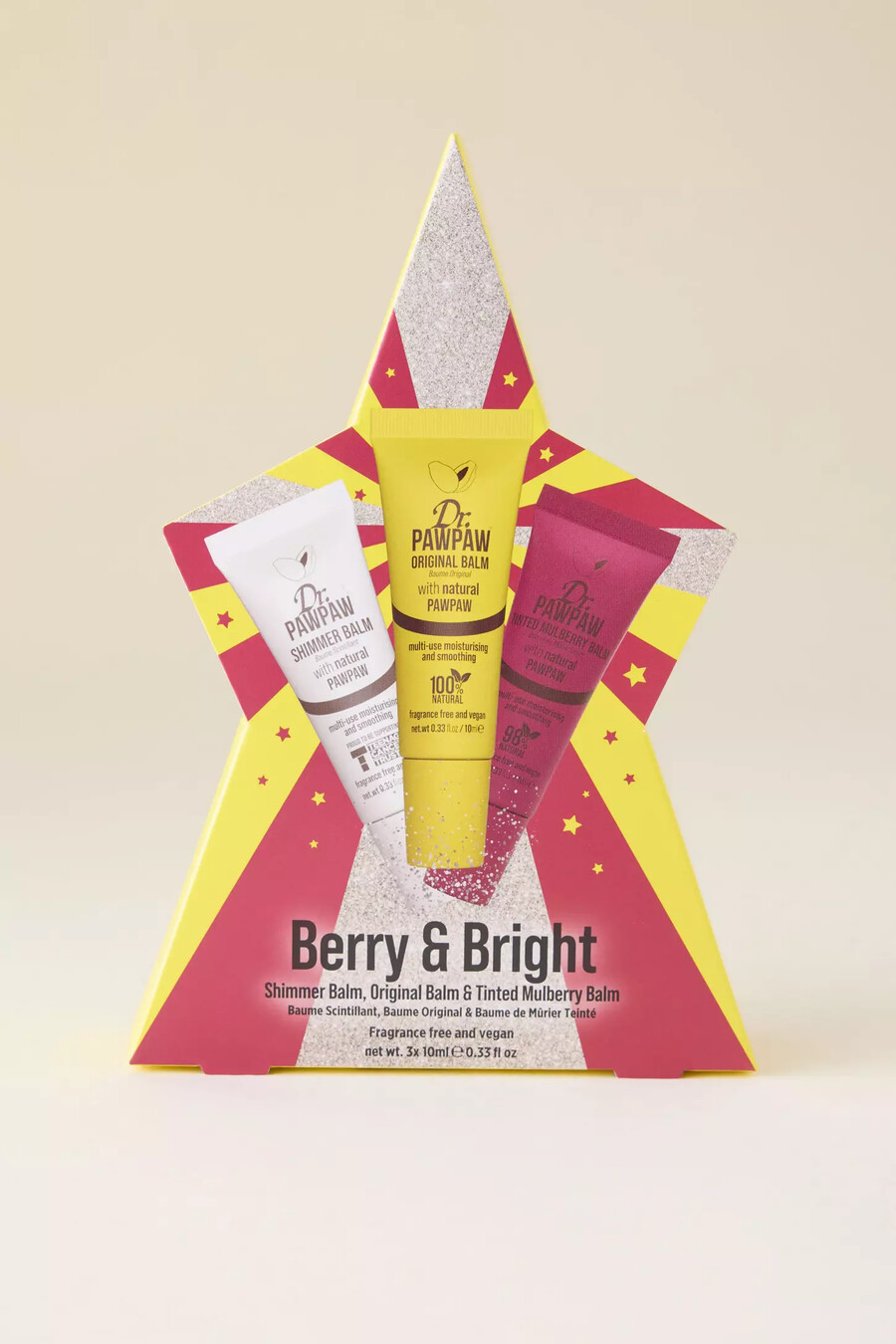 dr. paw paw merry bright lippenbalsam-trio