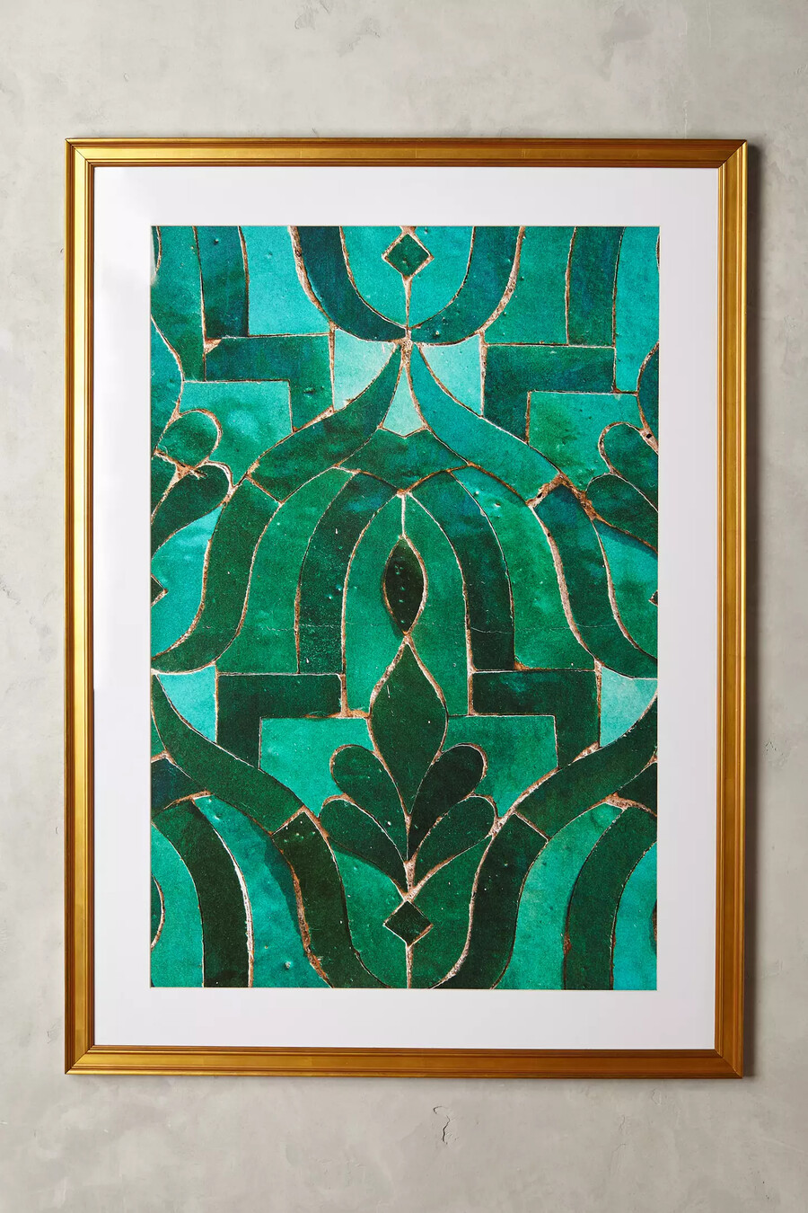 marokkanische fliesenwandkunst