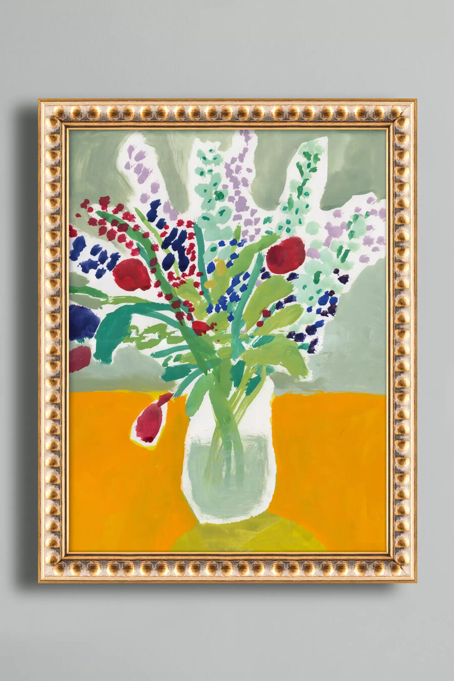 gelbe tischblumen