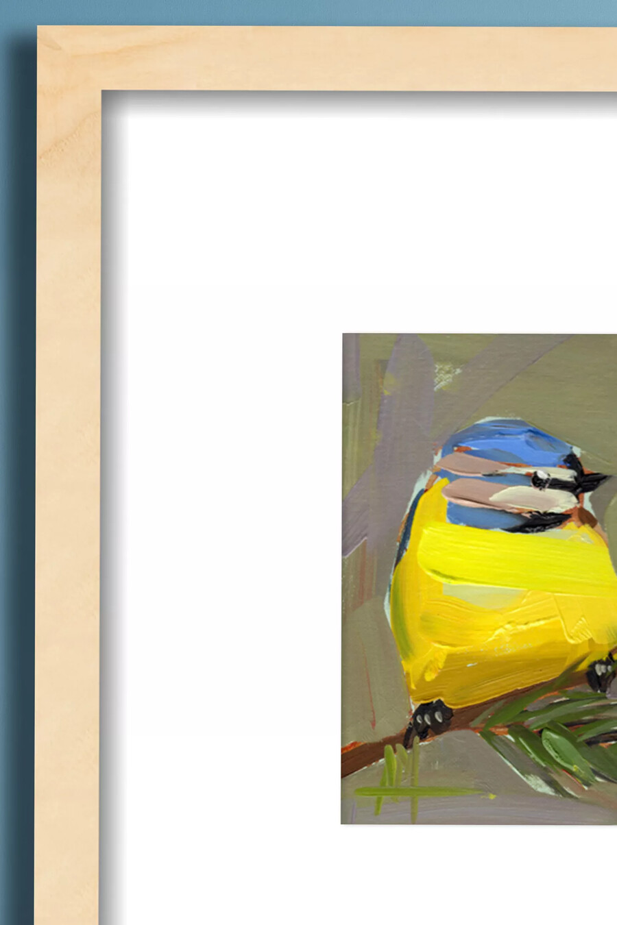wandbild blaumeise nr. 34