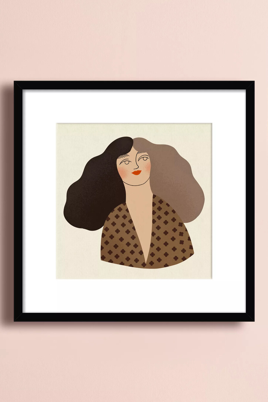 wandbild „schöne haare von clare owen