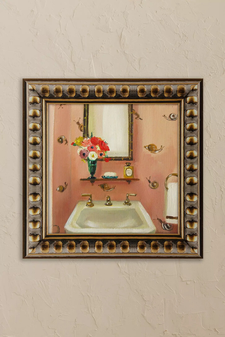 escargot von janet hill gerahmtes wandbild