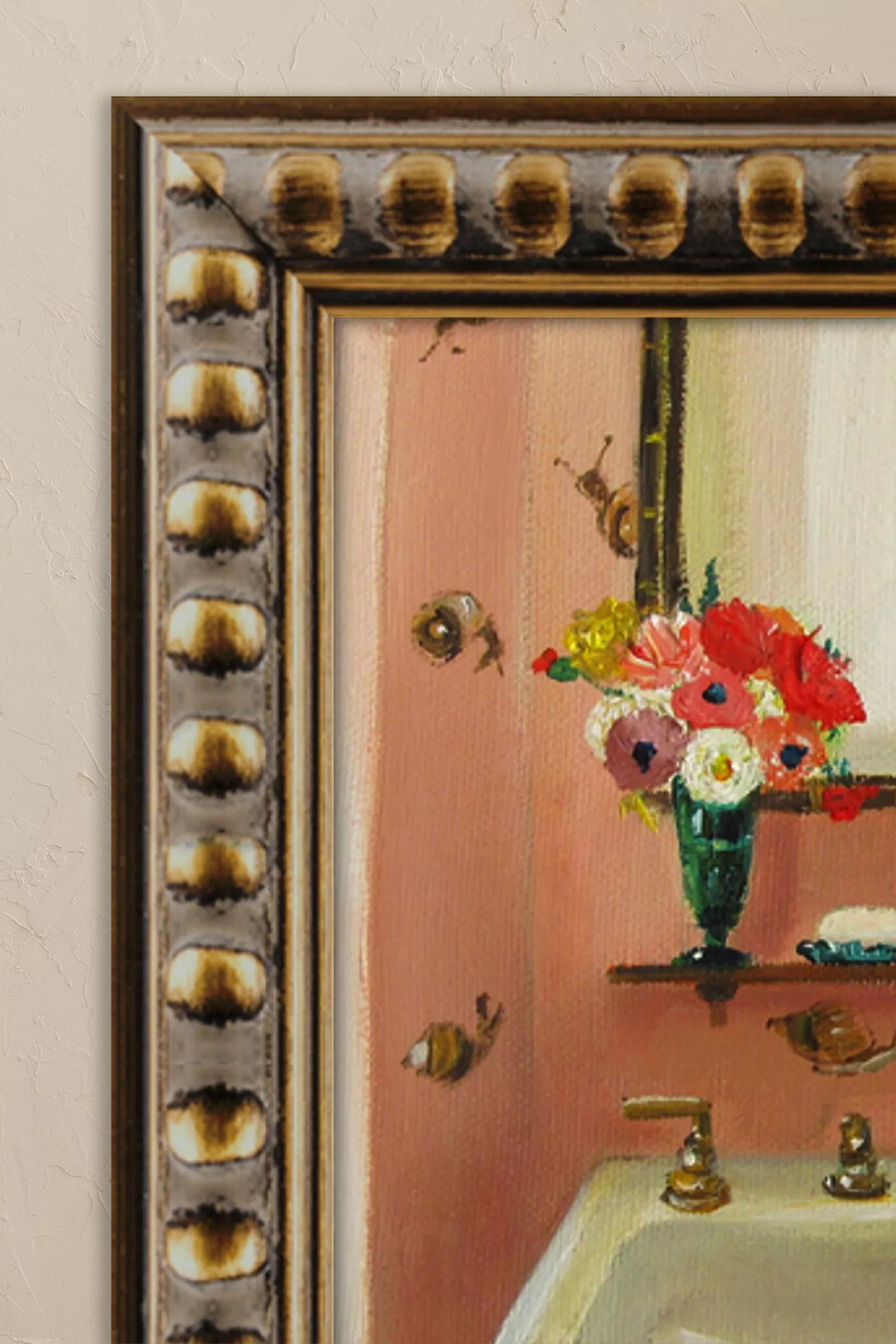 escargot von janet hill gerahmtes wandbild
