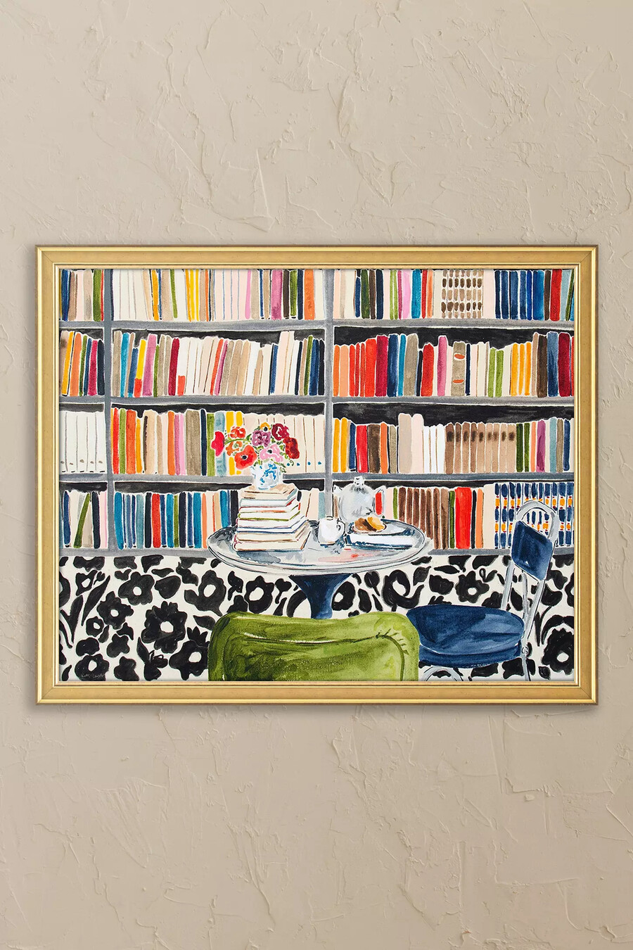 „wo ich sein möchte von kate lewis gerahmtes wandbild