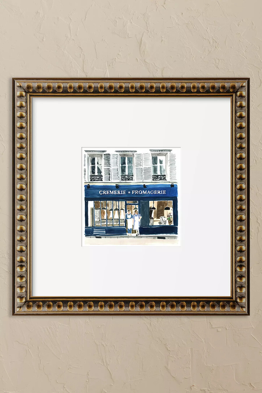 crèmerie-fromagerie gerahmte wandkunst