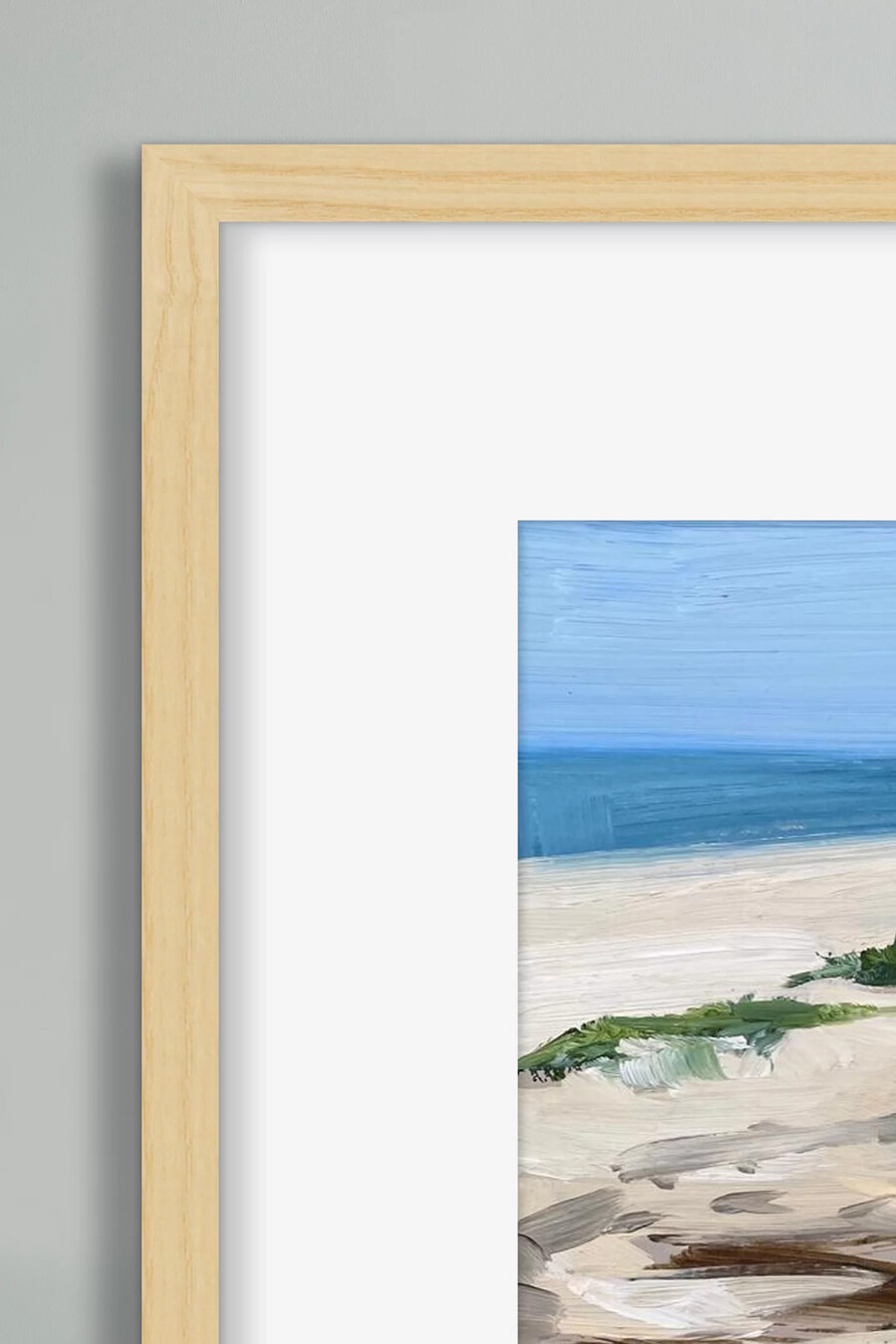 gerahmte wandkunst mit strandmotiven aus den niederlanden
