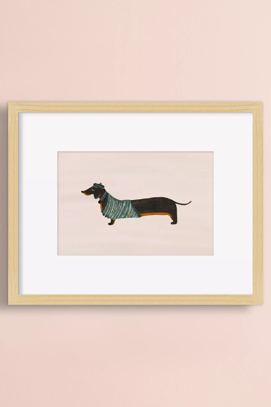 lucys freund – gerahmter kunstdruck