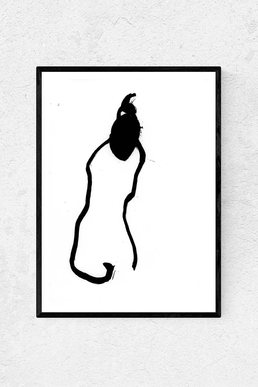 wandkunst mit weiblicher figur
