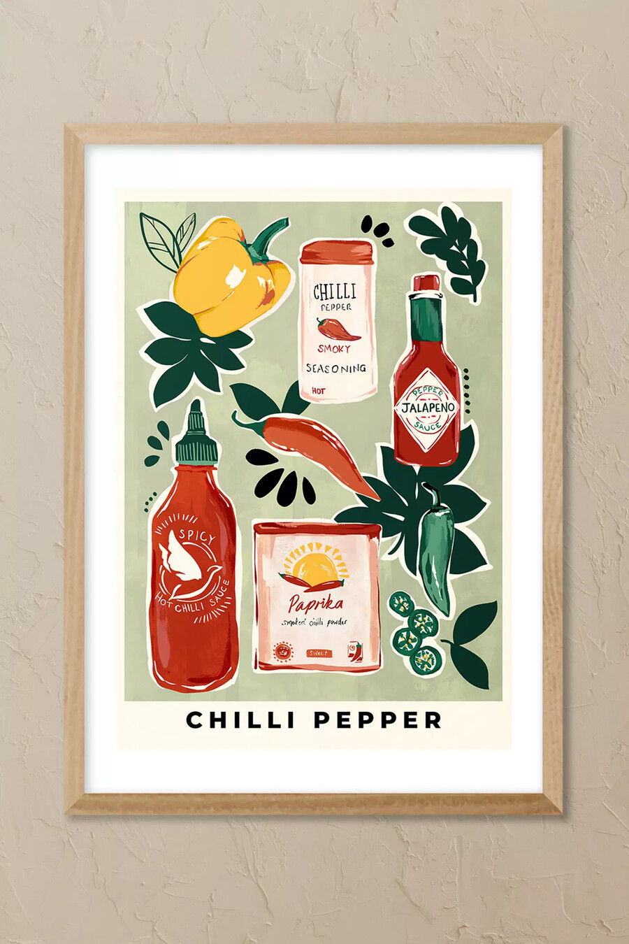 east end prints chili-paprika-wandbild