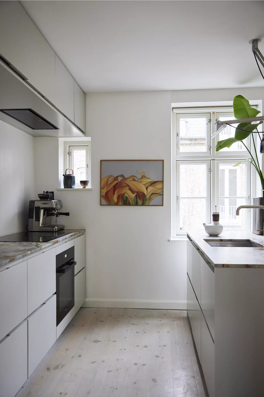 wandbild „gelbe blumen von paper collective