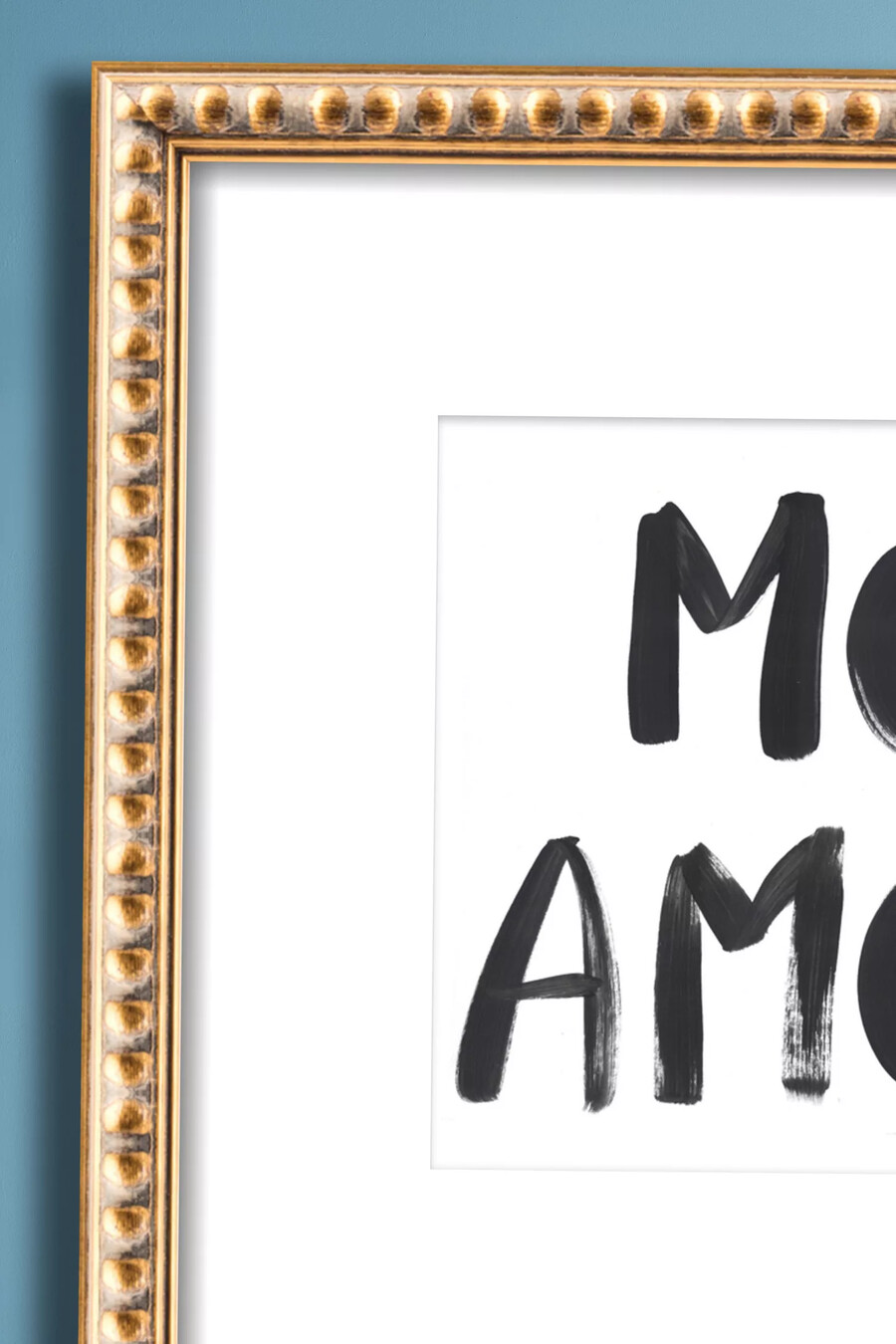 mon amour wandbild