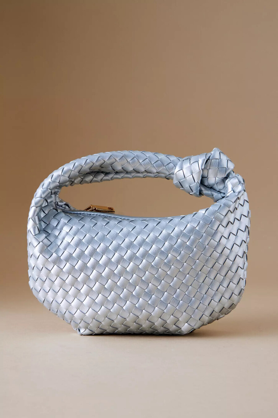 melie bianco larissa schultertasche aus gewebtem kunstleder