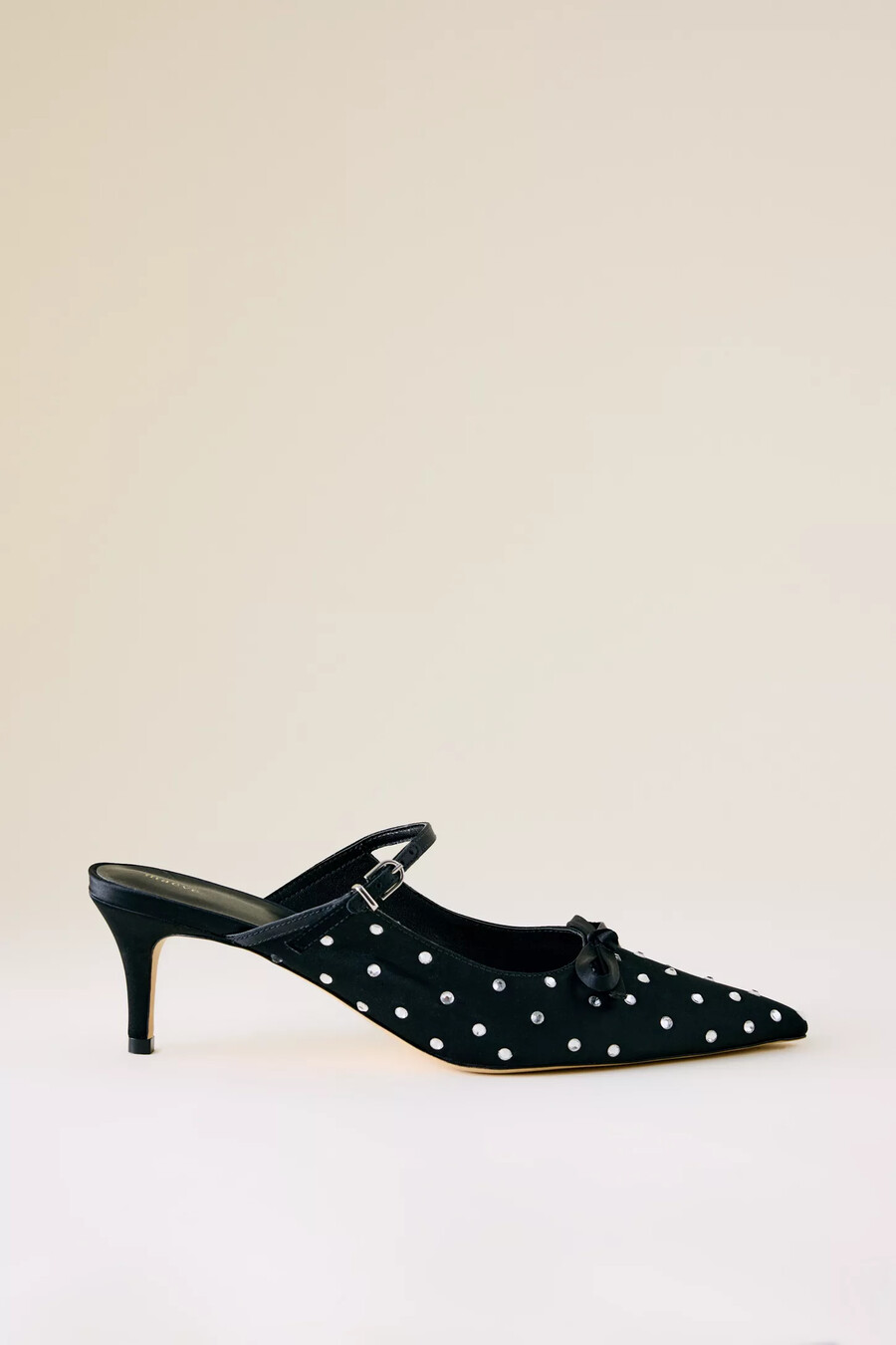 maeve bow kitten-heel mules