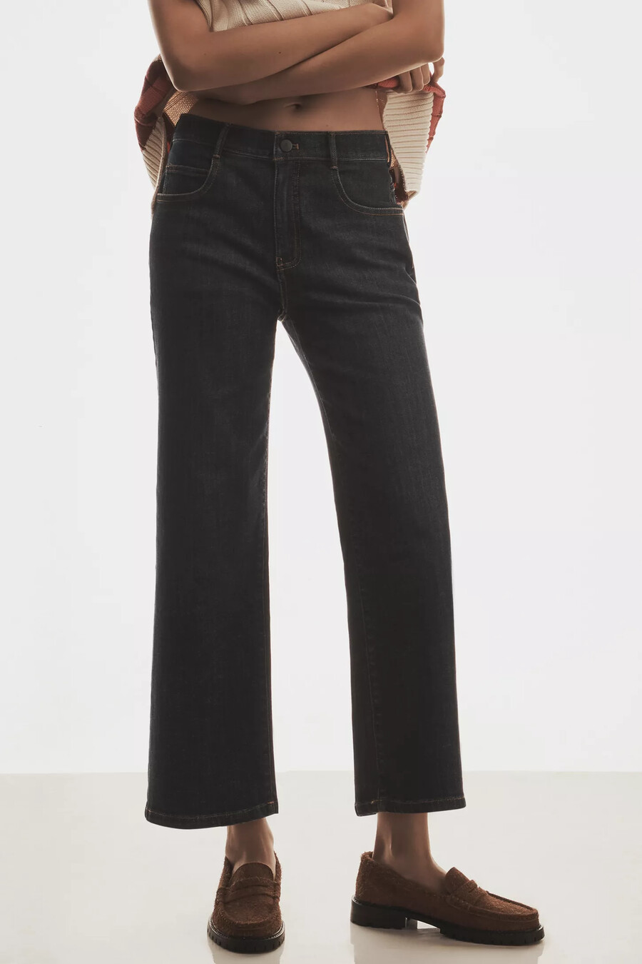 die edie mid-rise straight-leg jeans von pilcro