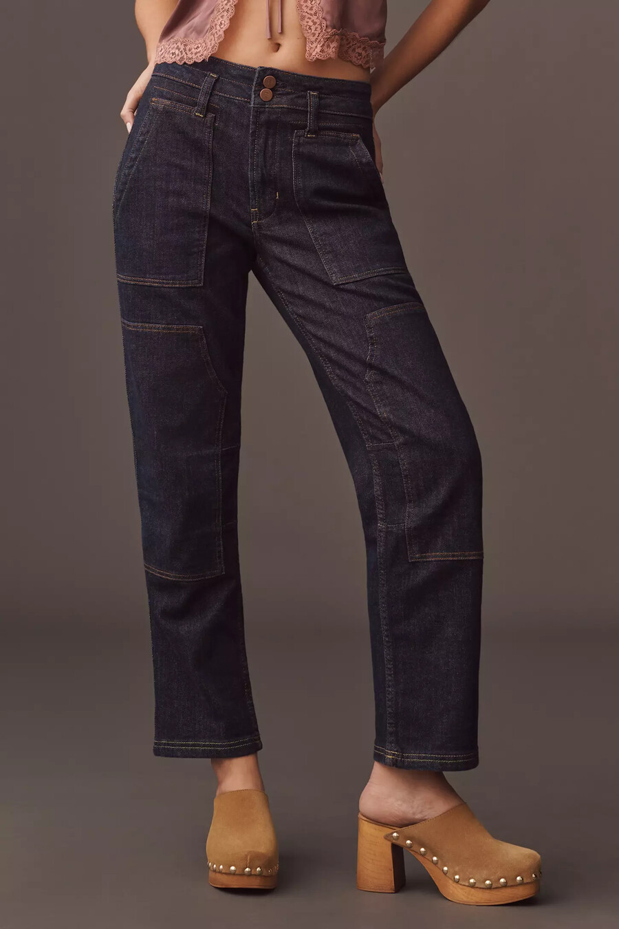 die wanderer mid-rise relaxed jeans von pilcro
