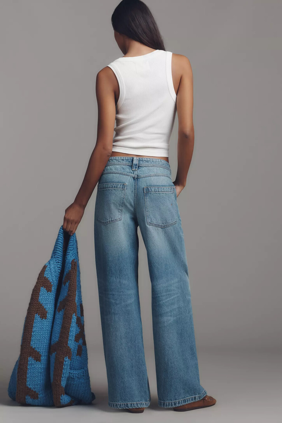 pilcro high-rise tapered jeans