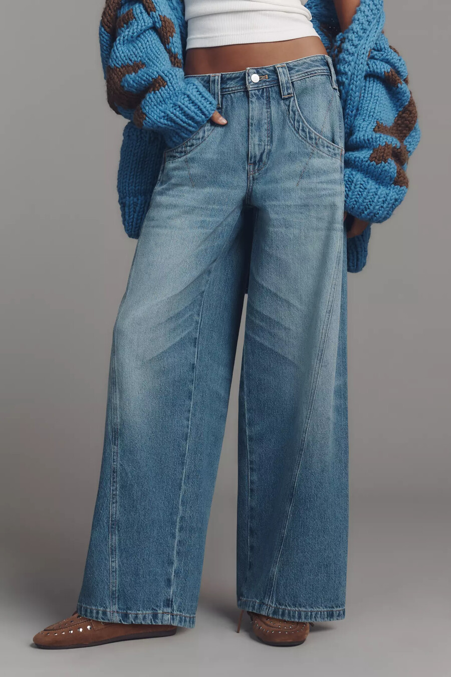 pilcro high-rise tapered jeans