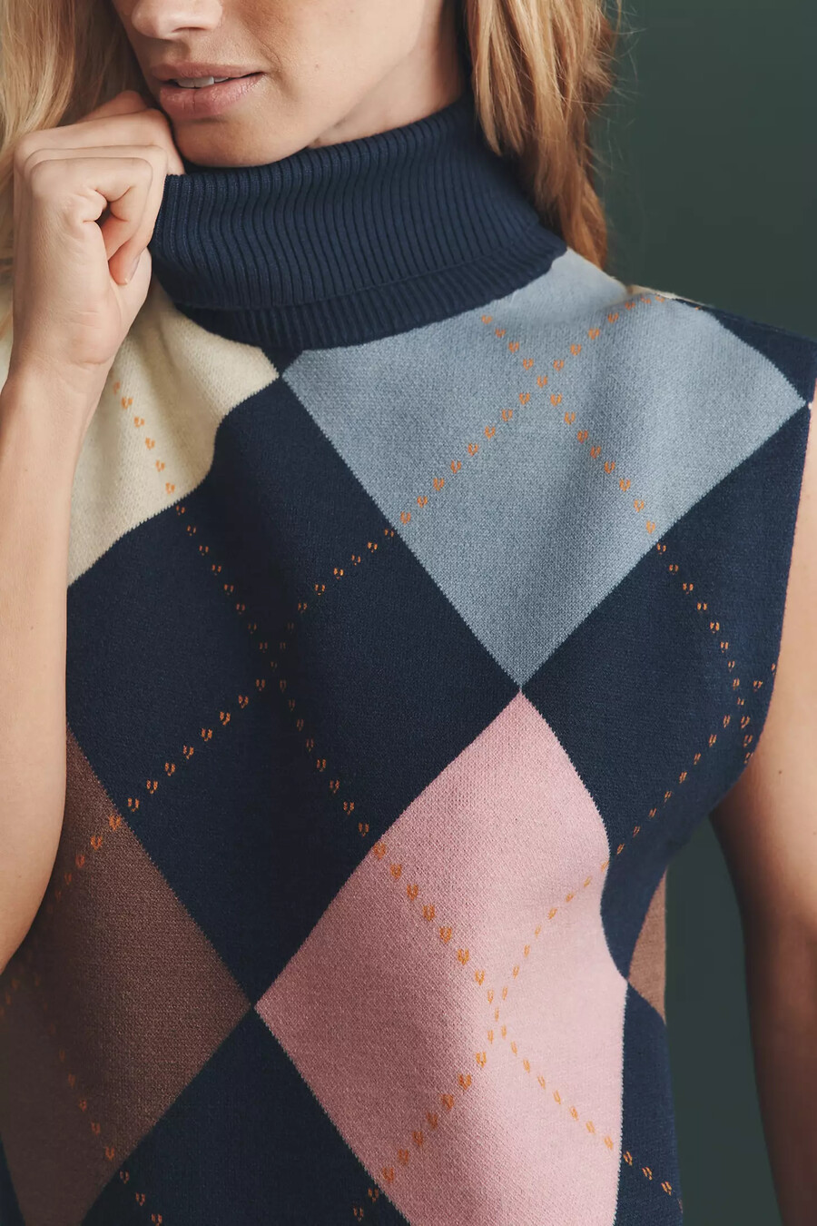 maeve falten-strickwesten-minikleid