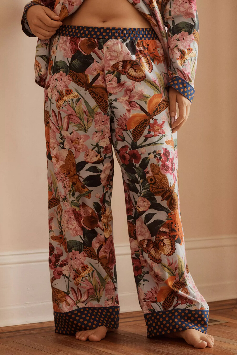 lyrebird flanell-pyjamahose