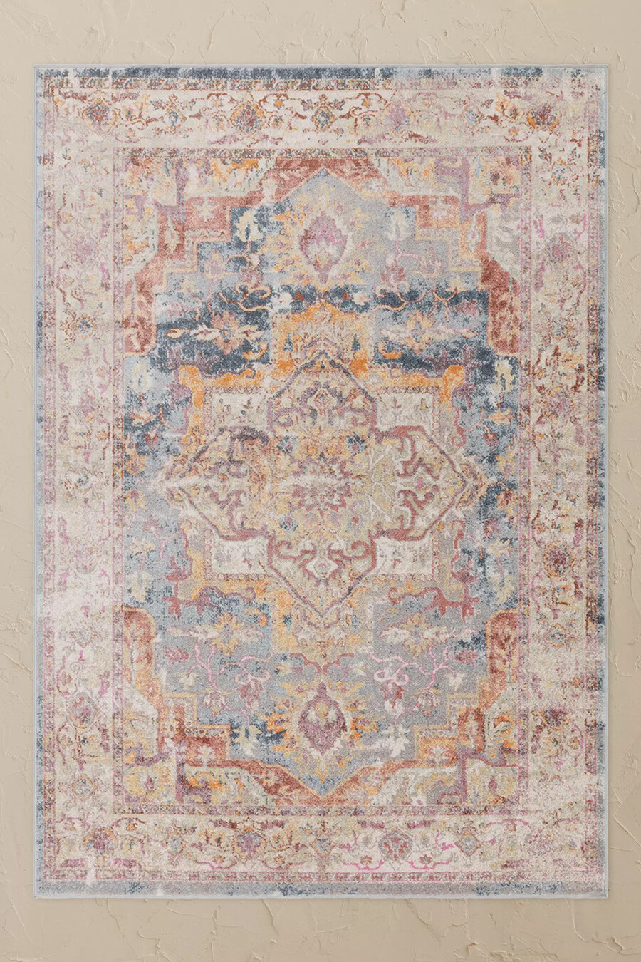 flores azin klassischer perser-medaillon-teppich