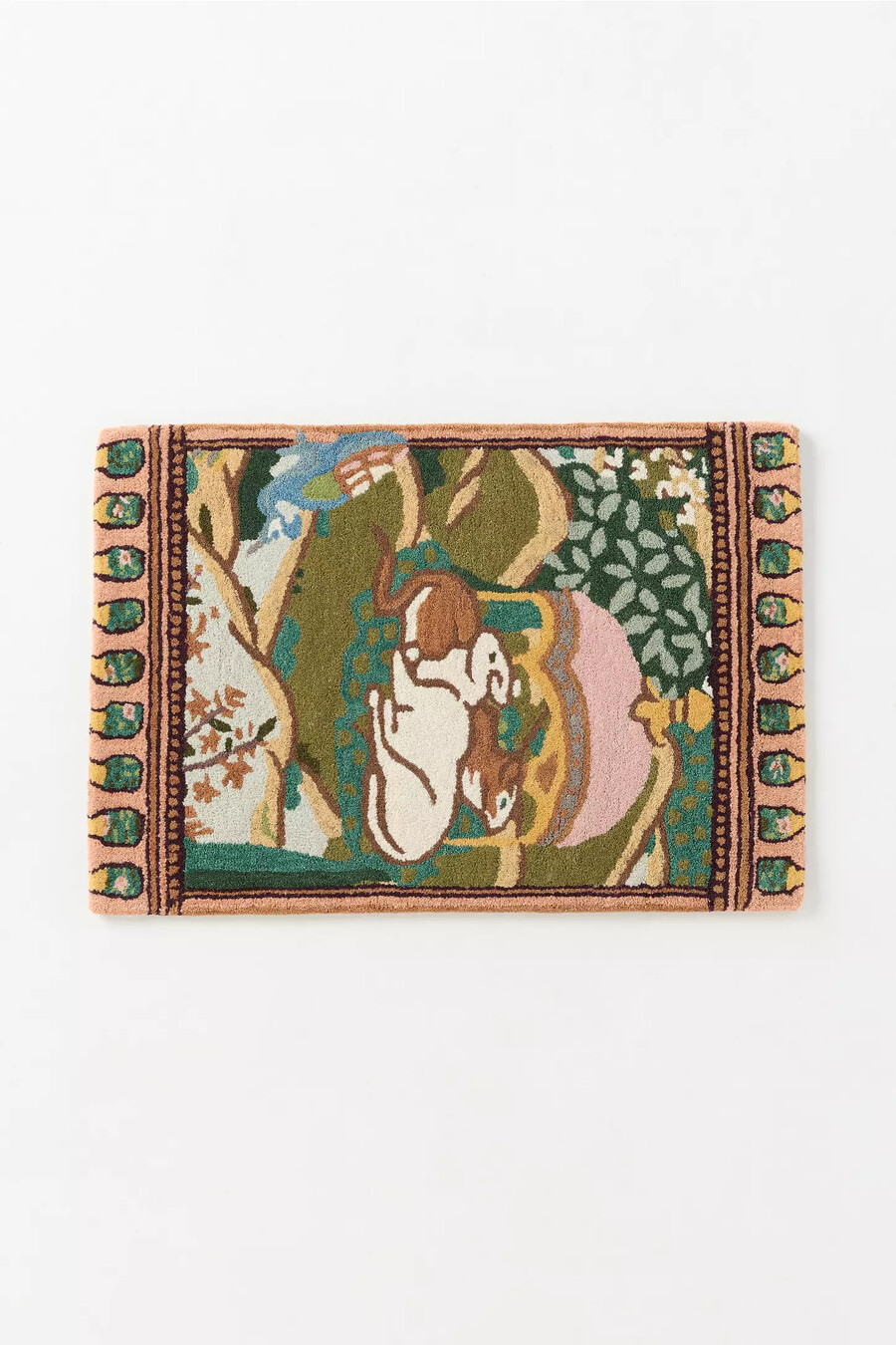 mindthegap gardens of jaipur getufteter wollteppich