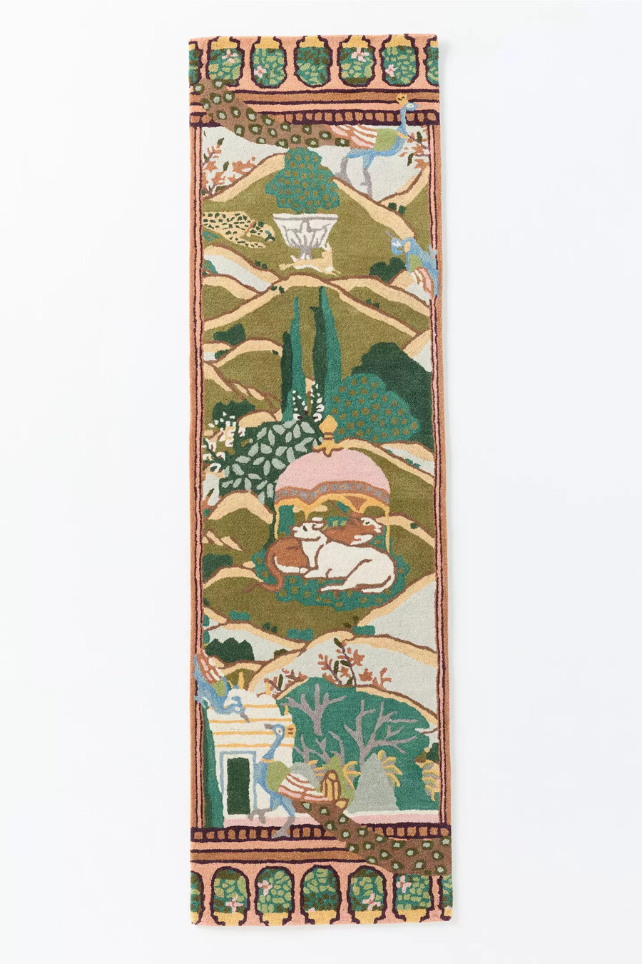 mindthegap gardens of jaipur getufteter wollteppich