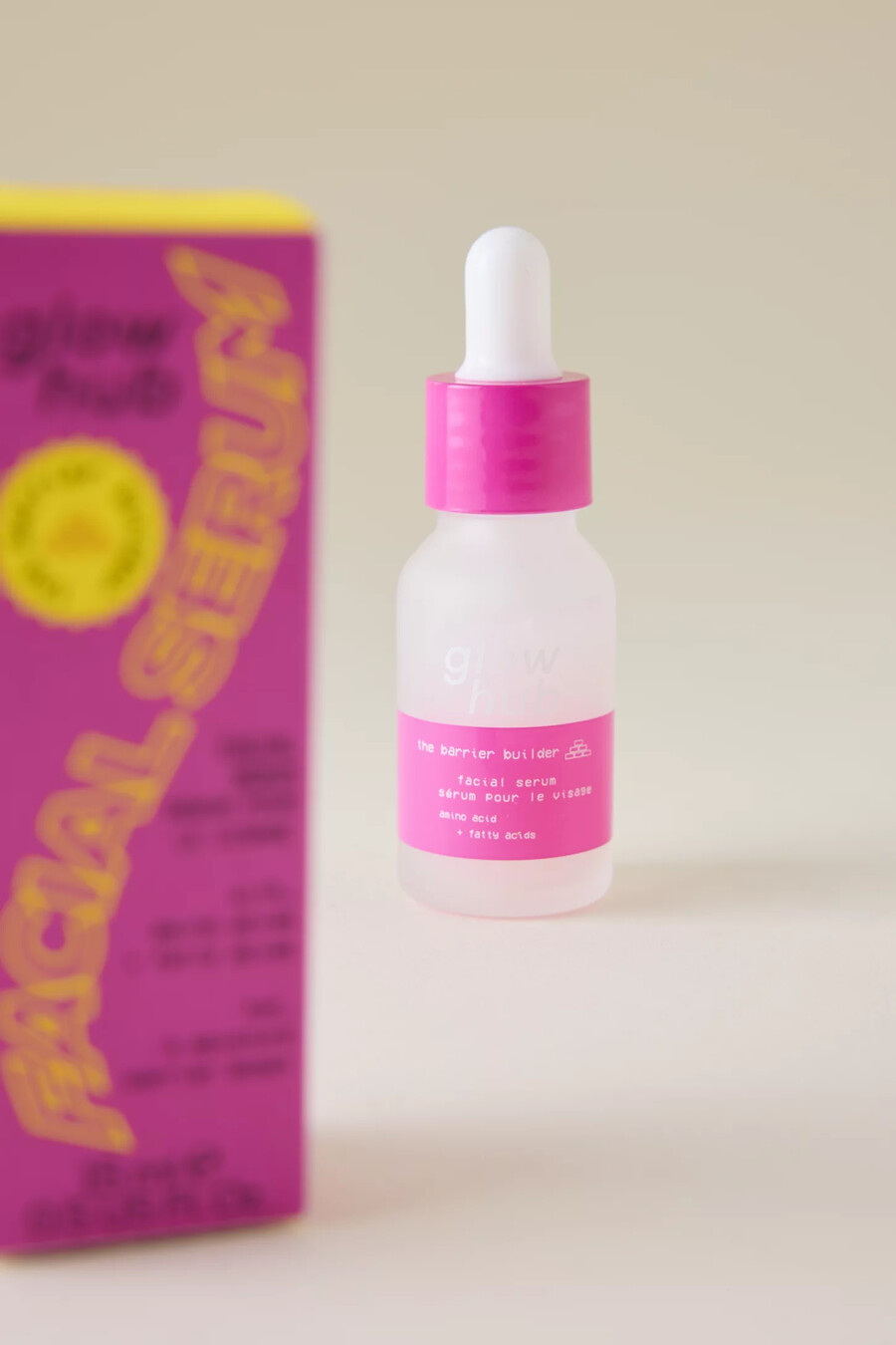 glow hub barrier builder serum