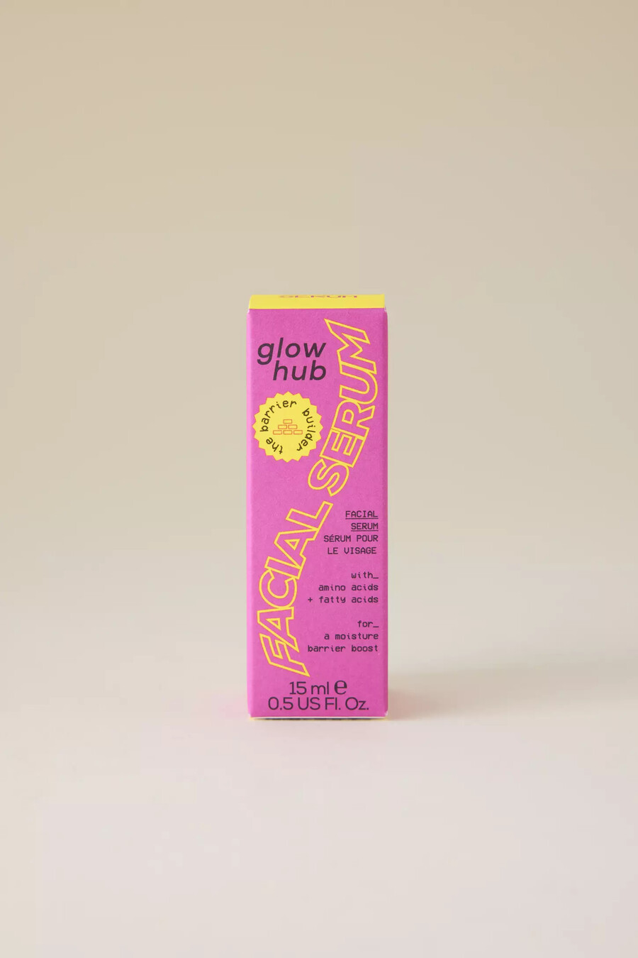 glow hub barrier builder serum
